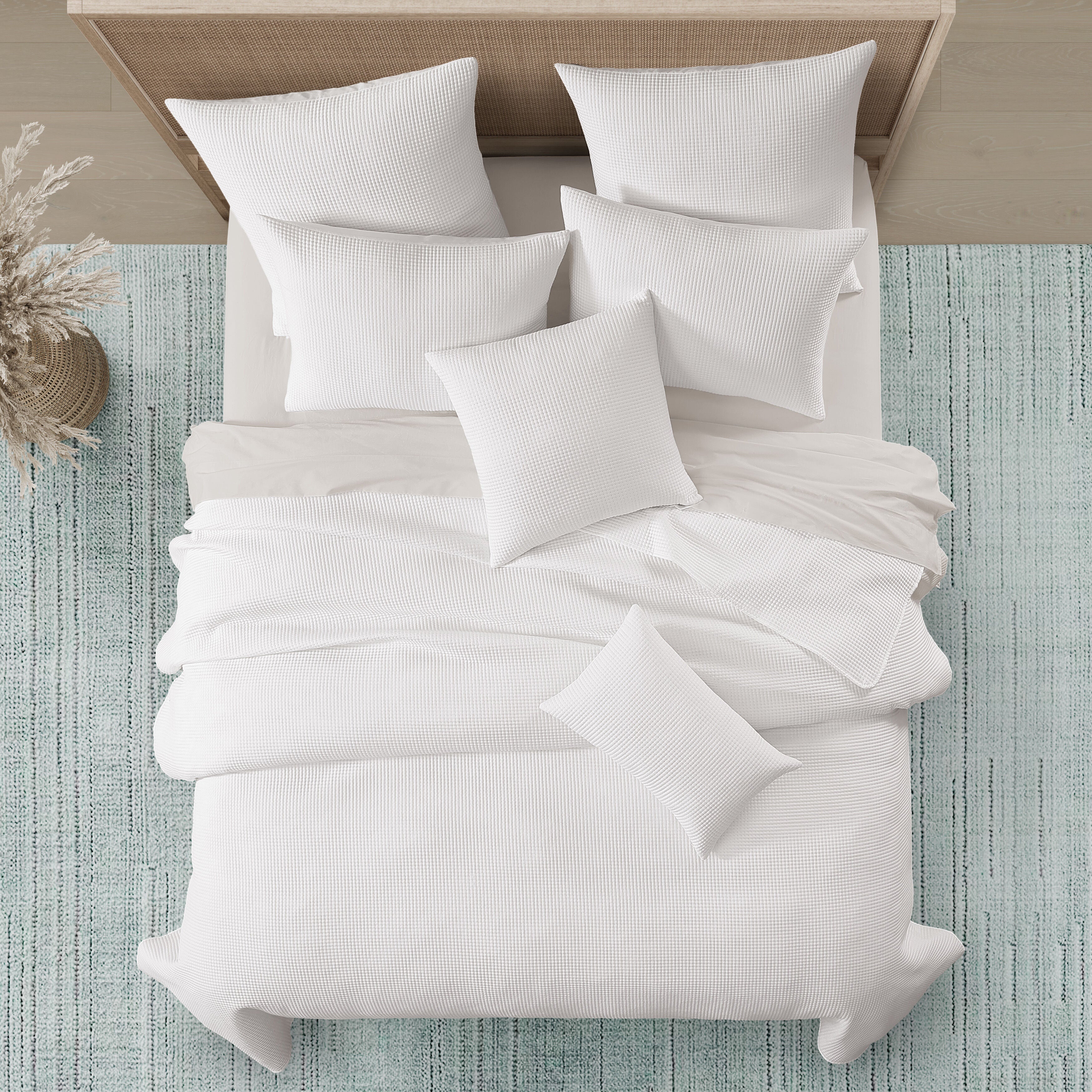STILLWATER QUILT SET, WHITE, alternate image number 2