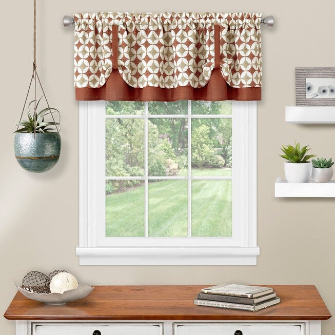 Callie Double Layer Pick Up Valance - 58x14, , alternate image number 3
