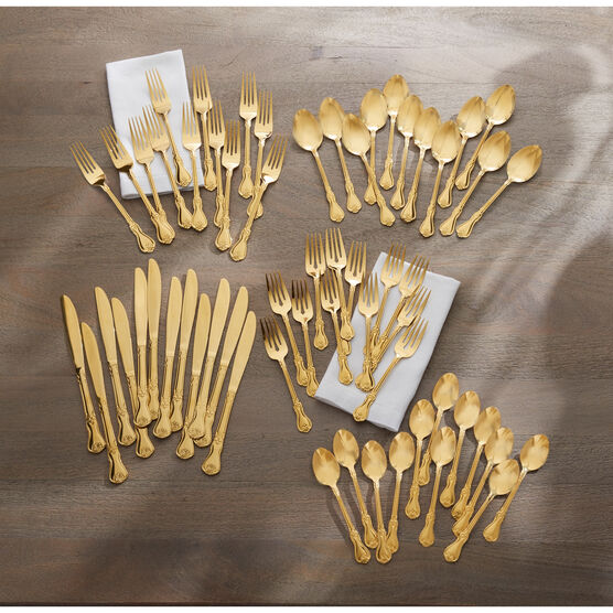 60-Pc. Flatware Set with Chest, , alternate image number null