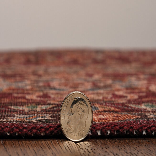 Washable Neil Garnet/Ivory Rug, , alternate image number null