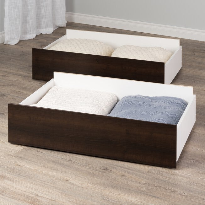 Select Storage Drawers – Set of 2 on Wheels, ESPRESSO, hi-res image number null