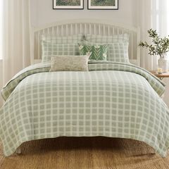 Millhouse 100% Cotton Classic Plaid Coverlet Set
