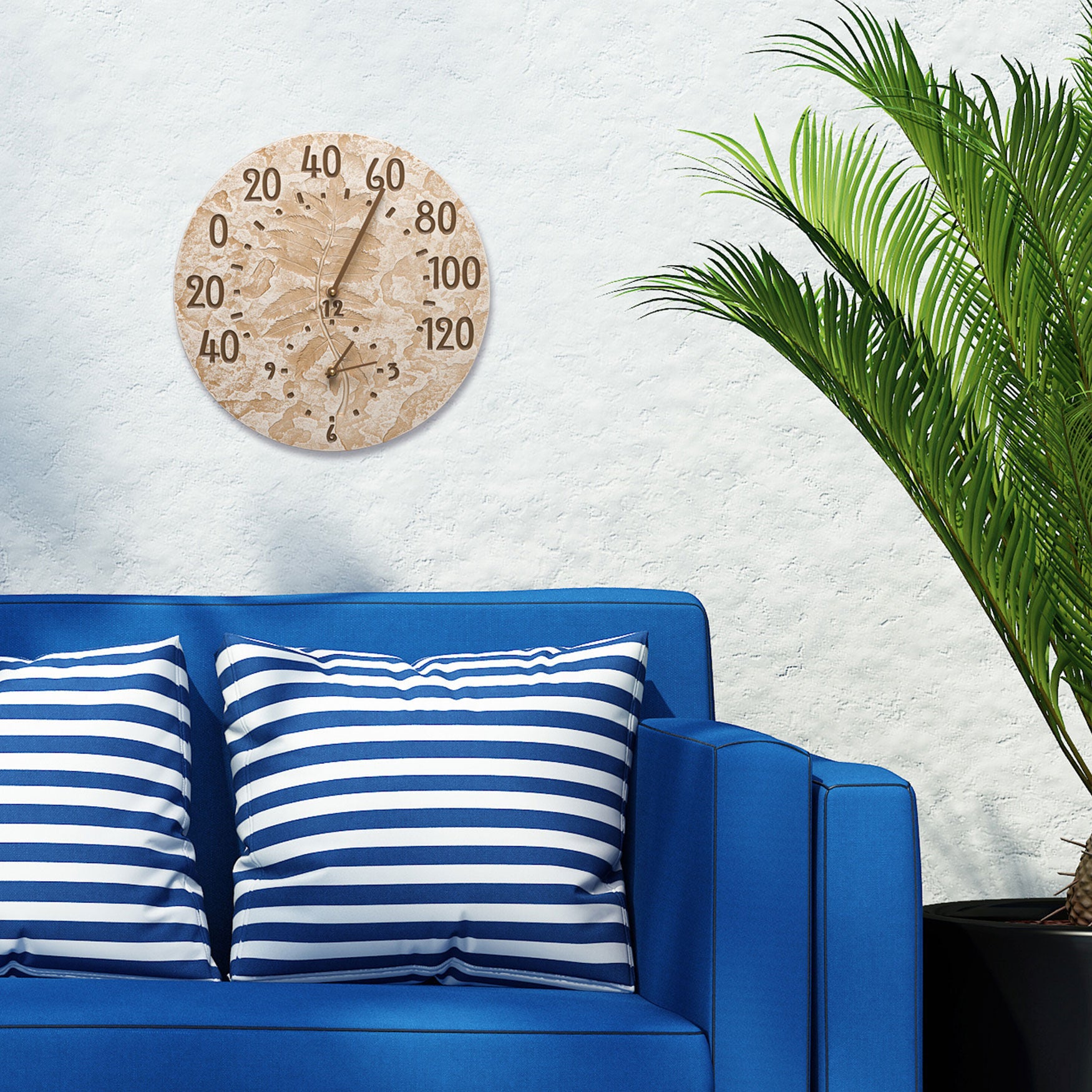 Fossil Sumac Thermometer Clock, , on-hover image number 1