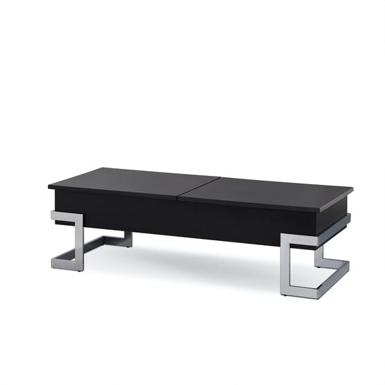 Coffee Table W/Lift Top, BLACK CHROME, hi-res image number null