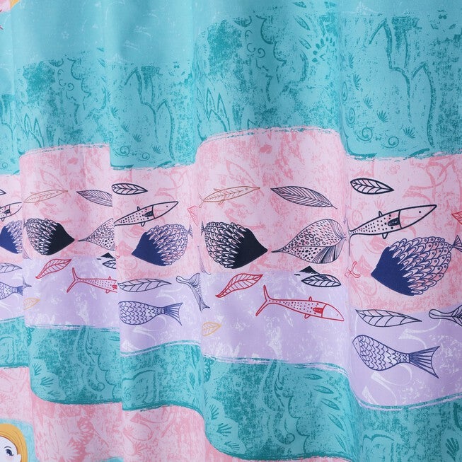 Greenland Home Fashions™ Mermaid Bath and Shower Curtain, MULTI, alternate image number null
