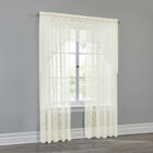 Scarlett Floral Lace Rod-Pocket Panel, IVORY, hi-res image number null