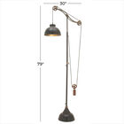 Black Metal Industrial Floor Lamp, , alternate image number null
