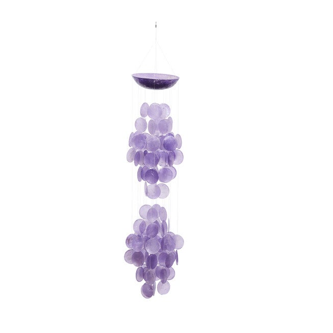 Purple Capiz Coastal Windchime, , alternate image number 2