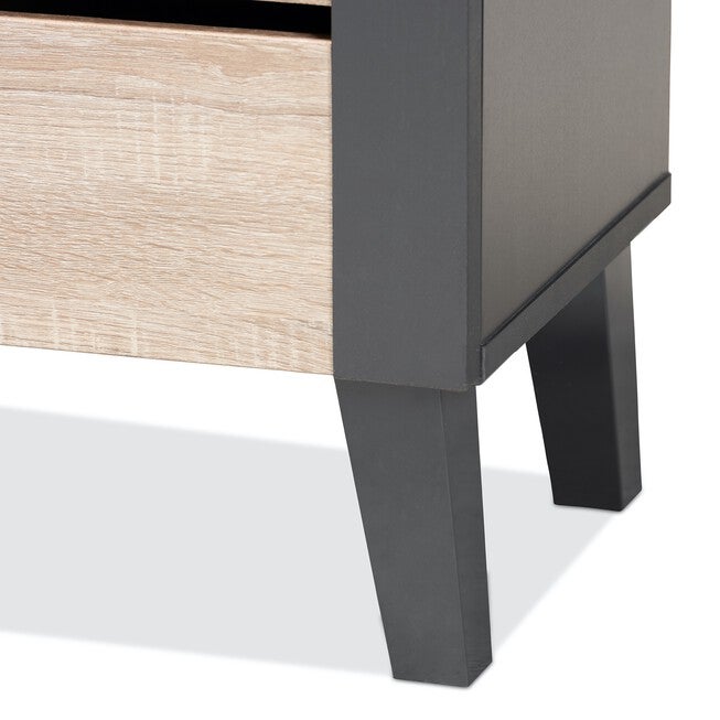Melle 2-Door Wood Entryway Shoe Storage Cabinet Furniture, , alternate image number 5