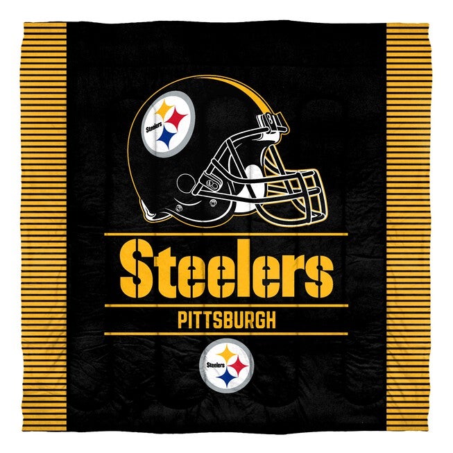 COMFORTER SET DRAFT-STEELERS, , on-hover image number null