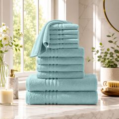 12-Pc. Zero-Twist Bath Towel Set