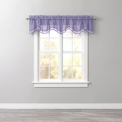 BH Studio Sheer Voile Layered Valance
