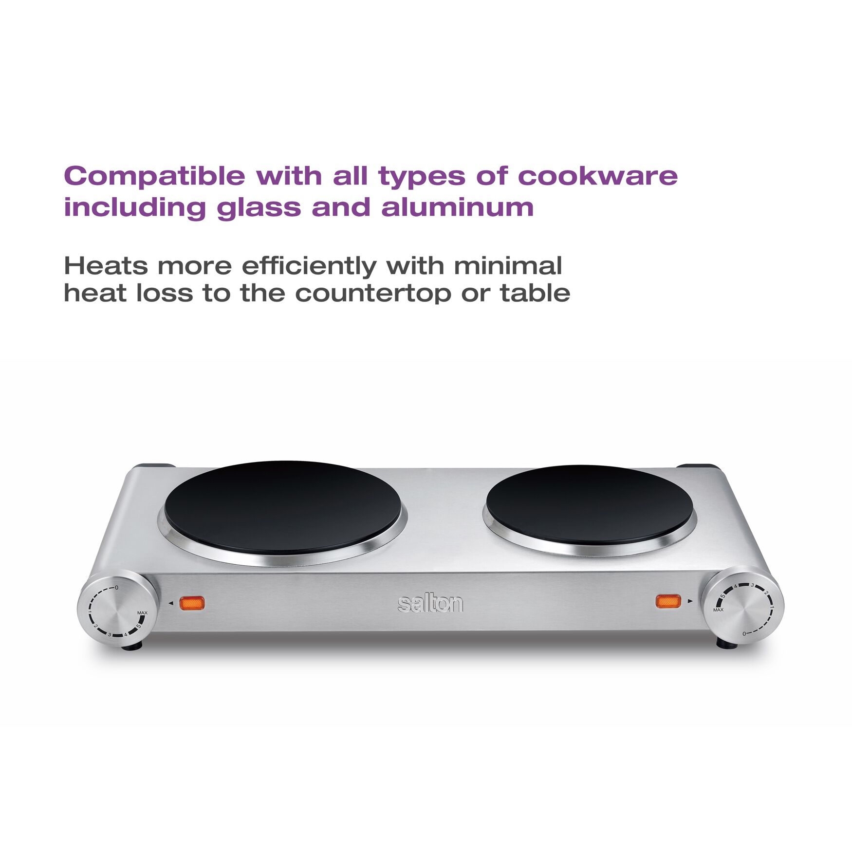 Infrared Cooktop - Double Burner, , alternate image number 2