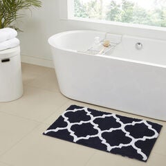 Marrakesh Collection 100% Polyester 17" X 24" Rectangle Bath Rug