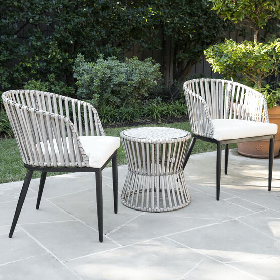 Melilani Wicker Outdoor Collection – 3pc Set, GRAY, hi-res image number null