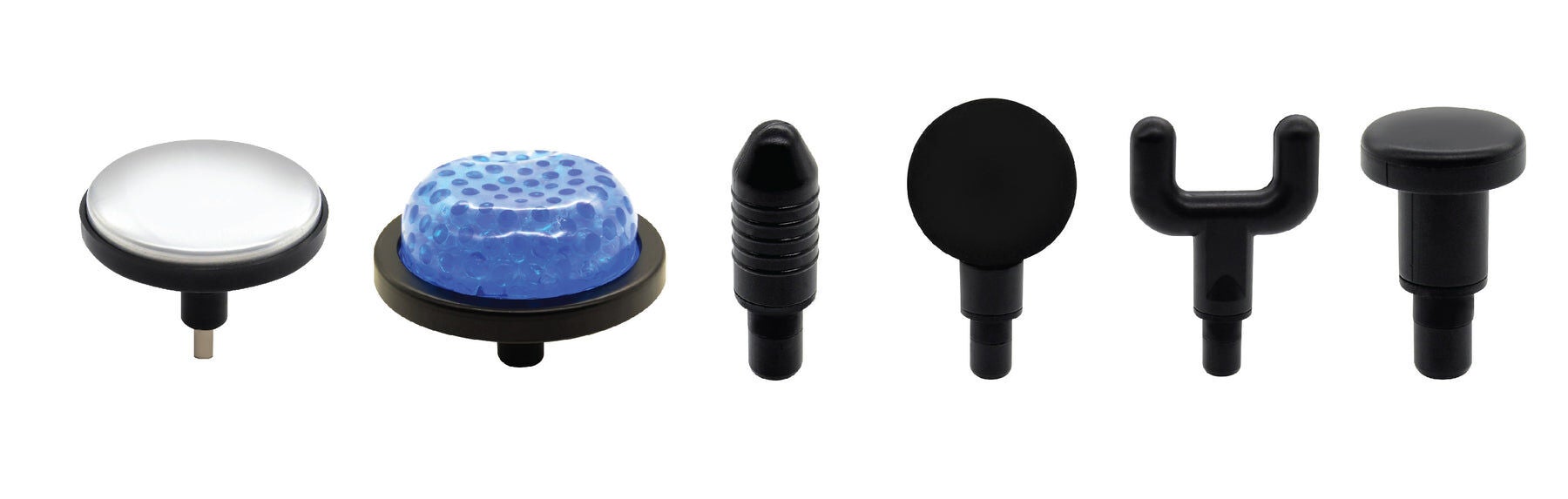 Hot and Cold Percussion Massager, 6 Heads, Cordless, BLUE, alternate image number 3