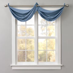 Blue Valances and Swags
