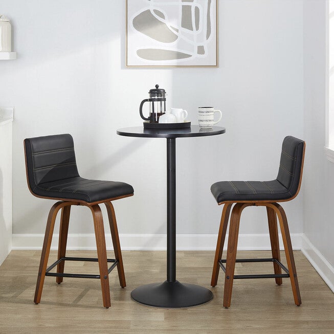Vasari 24 inches Fixed-Height Counter Stool - Set Of 2, , alternate image number null