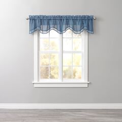 Blue Valances and Swags