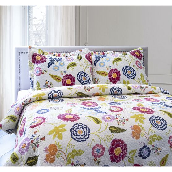 Amber Printed Quilt Set, , alternate image number null