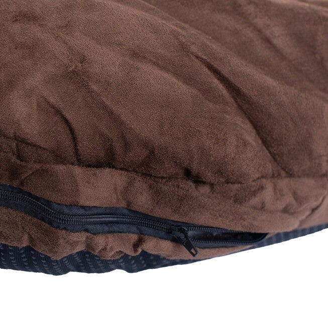 Slipper Shape Cat Dog Bed Mocha/Beige, , alternate image number null