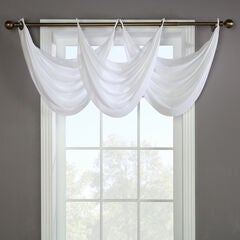 Rhapsody Lined Light Filtering Grommet Ascot Valance