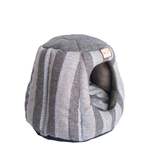Cat Cave Bed, Gray and Silver, , alternate image number null