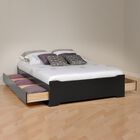 Coal Harbor Full Mate’s Platform Storage Bed with 6 Drawers, BLACK, hi-res image number null