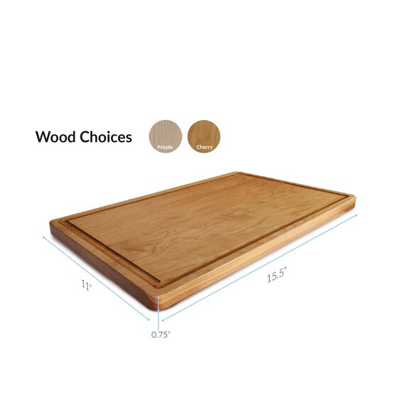 Delice Cherry Rectangle Cutting Board with Juice Drip Groove, , alternate image number null