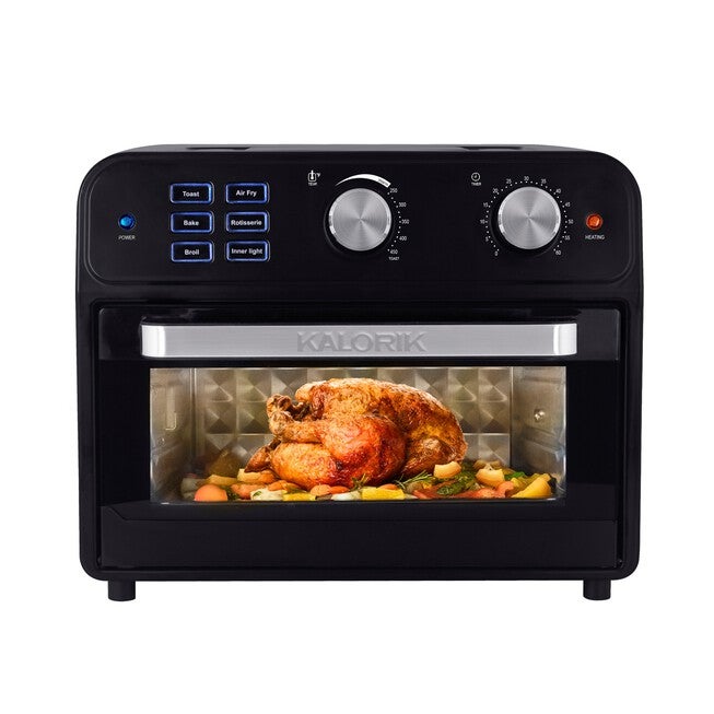 Kalorik® 22 Quart Digital Air Fryer Toaster Oven, BLACK, hi-res image number 0