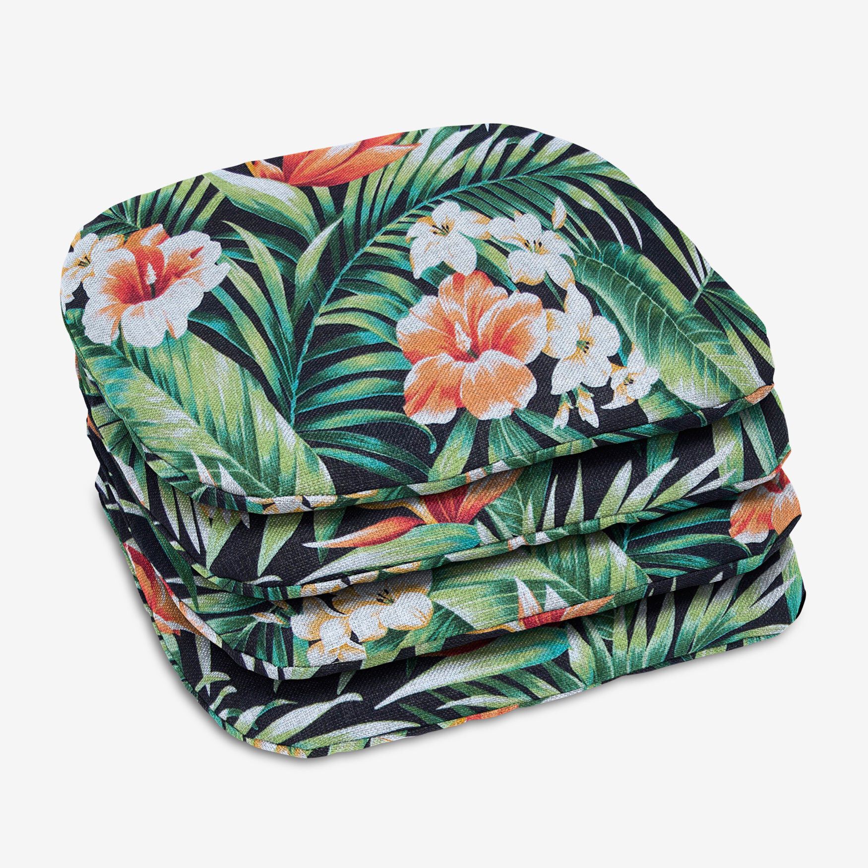 BH Outdoor Performance Set of 4 Stacking Chair Pads