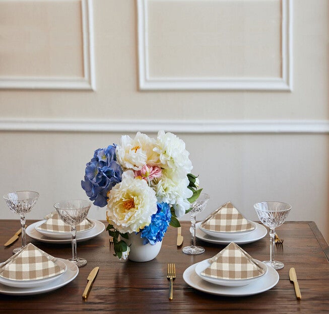 Buffalo Check Dinner Table Napkins Set of Four, , alternate image number null