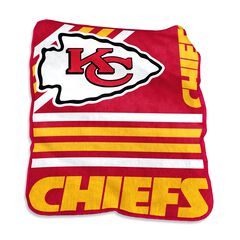Kansas City Chiefs Raschel Throw Home Textiles