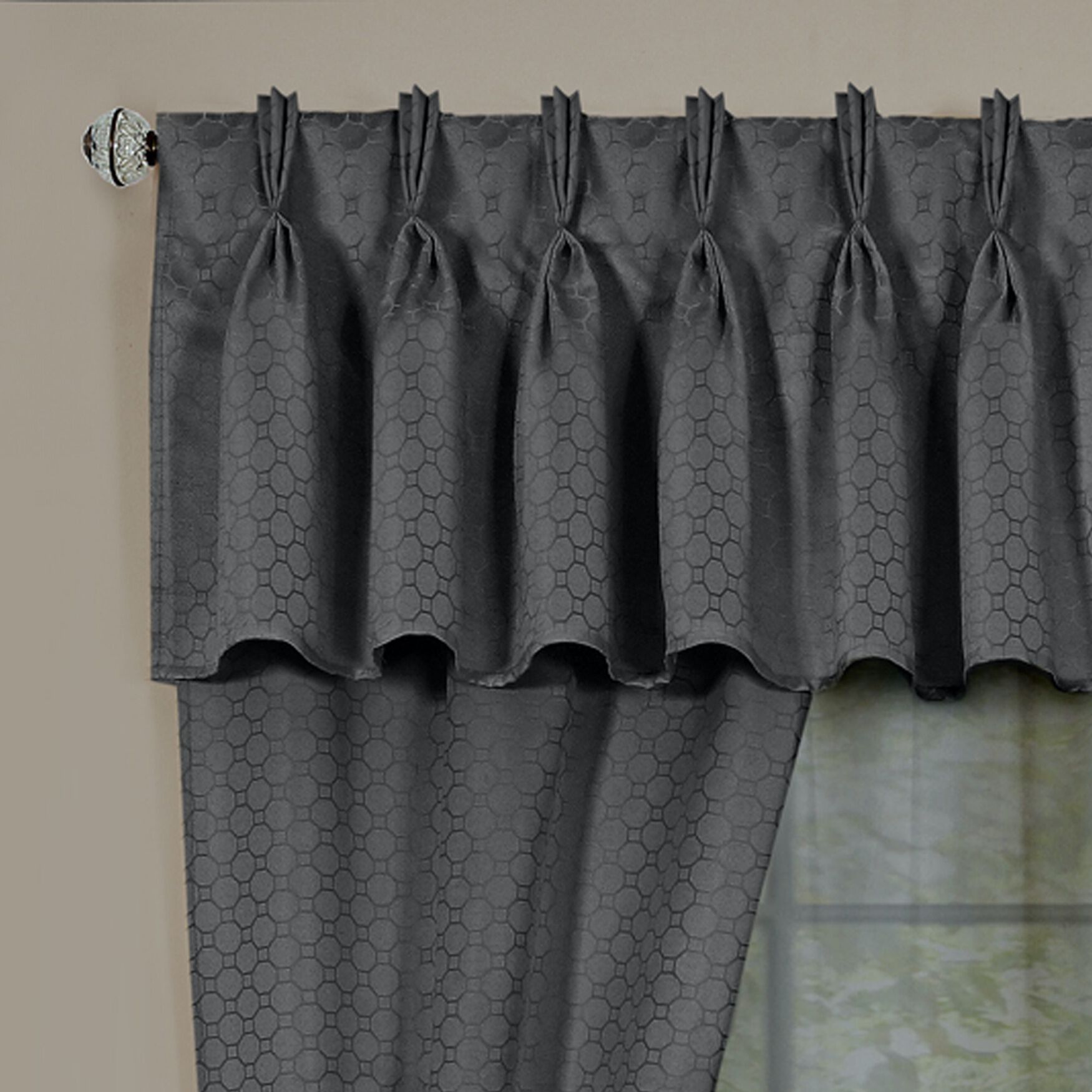 Claire 6 Pc Window Curtain Set, , on-hover image number 1