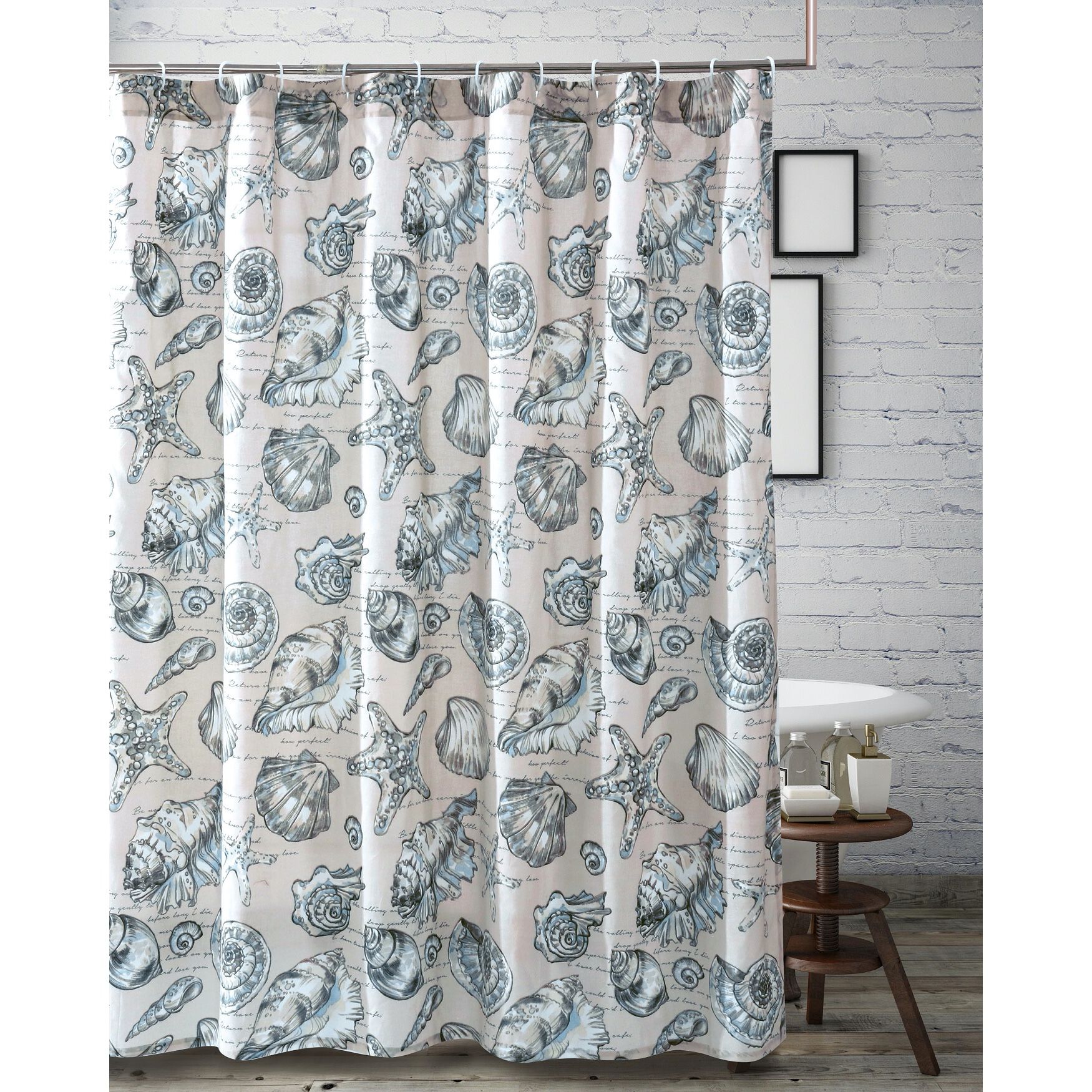 Cruz Bath and Shower Curtain, Linen, , alternate image number 4