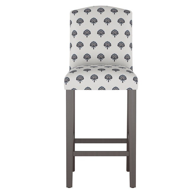 Block Paisley Camel Back Barstool, , on-hover image number 1