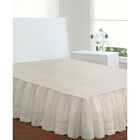 Fresh Ideas Ruffled Eyelet 18" Bed Skirt, Twin, , on-hover image number 1