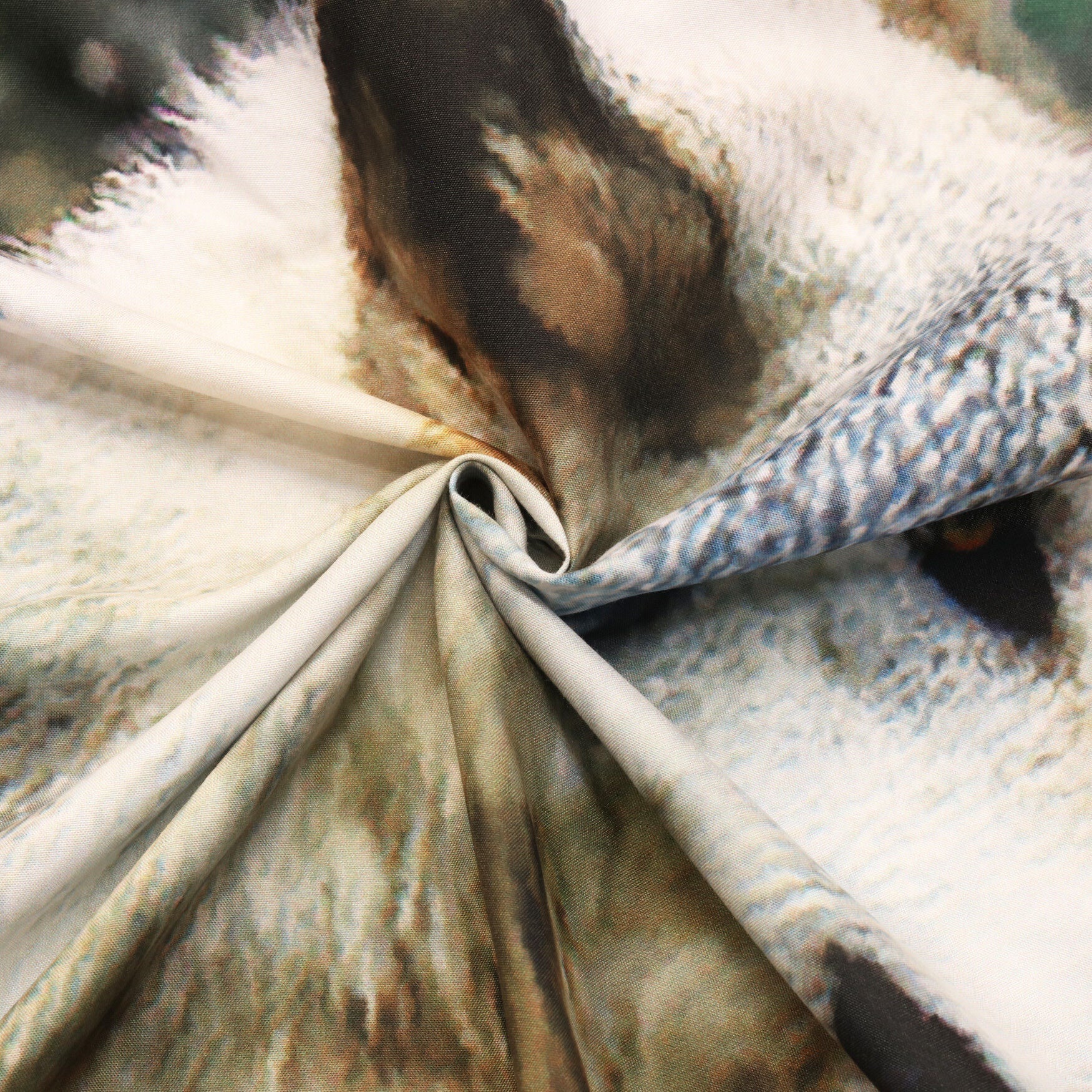 Photo Real Wolves Light Filtering Pole Top Curtain Panel Pair, , alternate image number 5