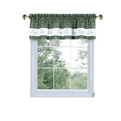 Live, Love, Laugh Window Curtain Valance - 58x14