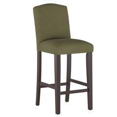Velvet Camelback Barstool