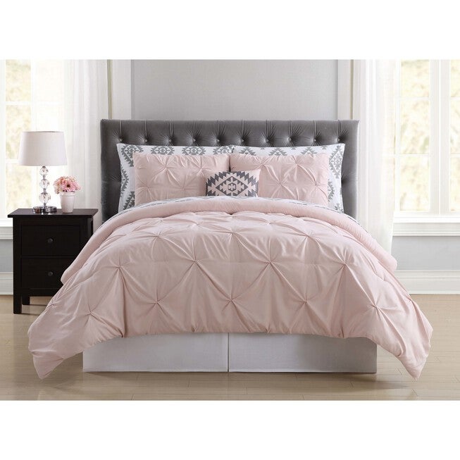 Pueblo Pleated Bed In A Bag, BLUSH, hi-res image number null