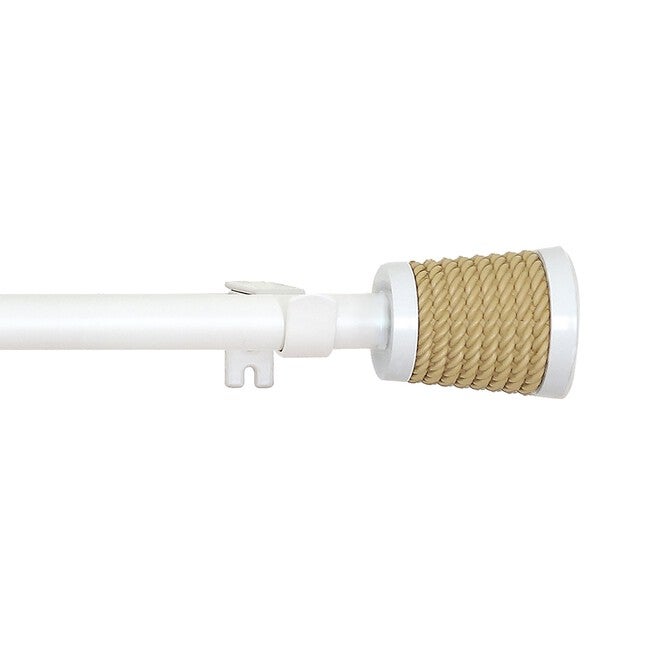 Buono Ii Decorative Rod Finial Tate, WHITE, hi-res image number null