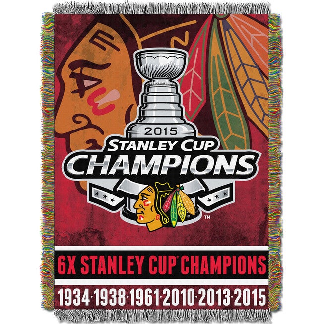 Blackhawks Commemorative Throw, MULTI, hi-res image number 0