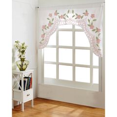 Bloomfield Collection in Floral Design 100% Cotton Tufted Chenille Valance