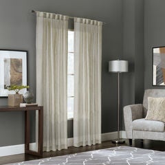 Lindsey Light Filtering Back Tab Curtain Panel