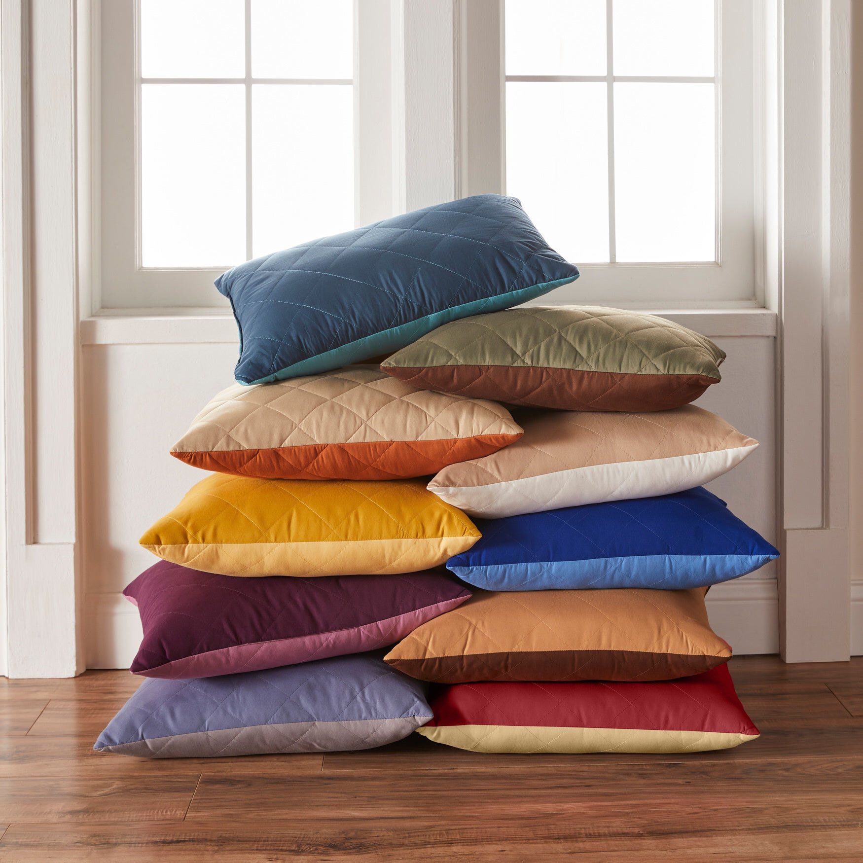 BH Studio Square Pillow Cover, PEACOCK TURQUOISE, hi-res image number 0
