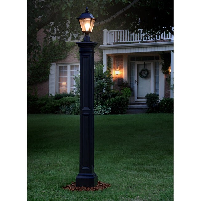 Liberty Lamp Post, BLACK, hi-res image number 0
