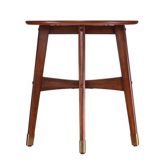 Rhoda Round Midcentury Modern End Table , , alternate image number null