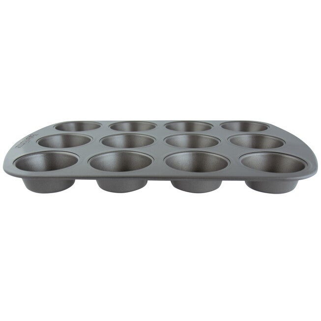 Set Of 2 12 Cup Non Stick Metal Muffin Pan, , alternate image number 3