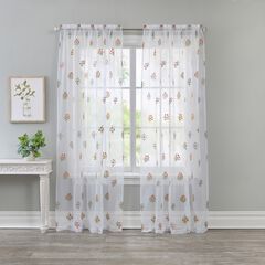 Allover Embriodered Voile Panel